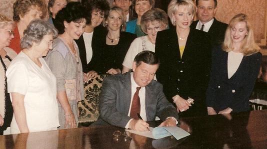 Ruth Ann Holloway Master Esthetic Bill signing at Utah State Capitol